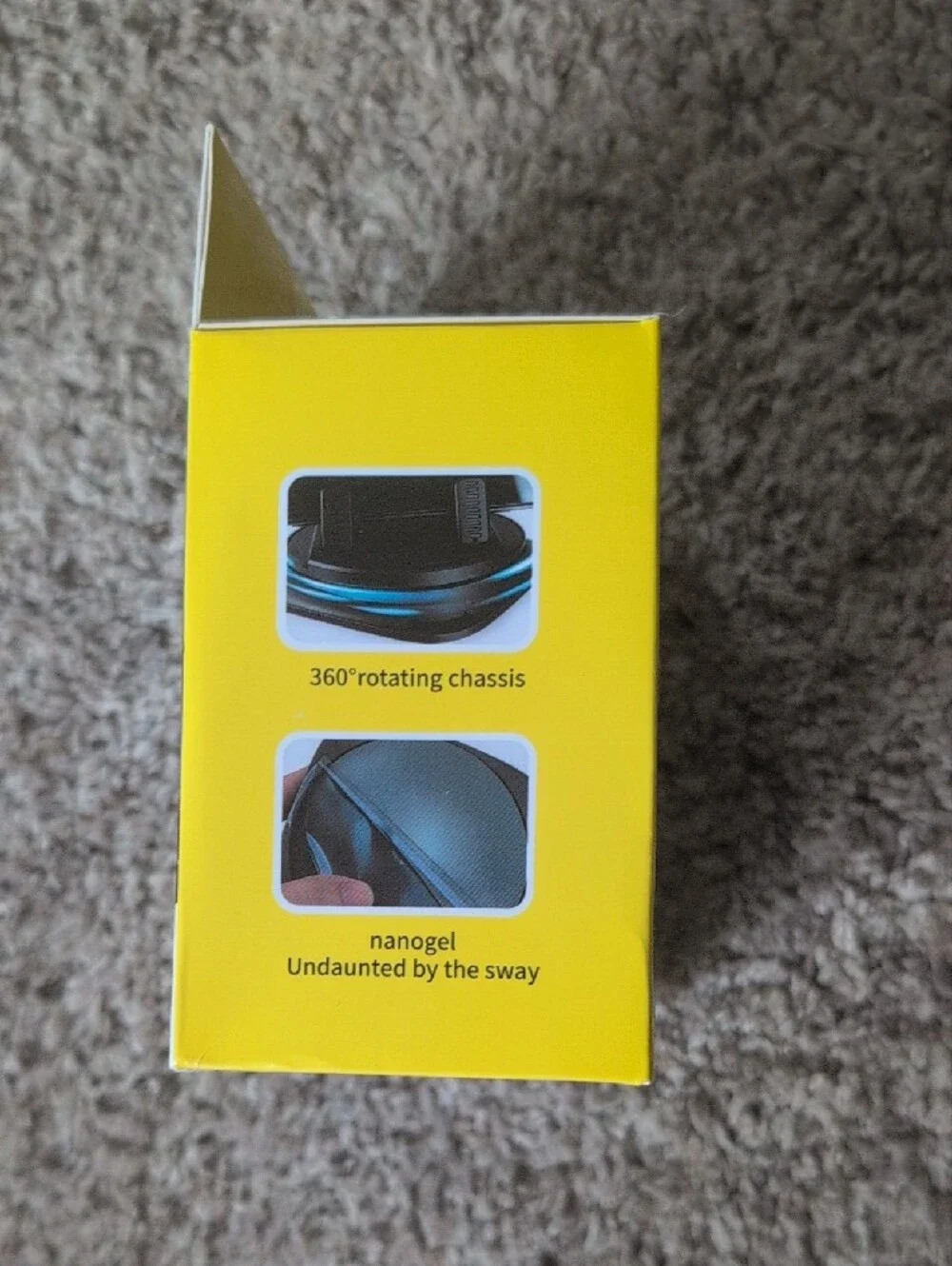 Car Dashboard Cell Phone Stand - Black
